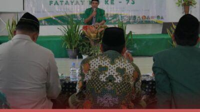 Milad! Ansor dan Fatayat NU Kecamatan Talun, Kompak Peringati Bersama