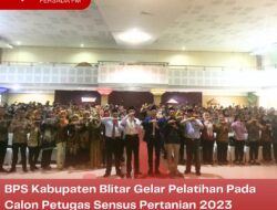 BPS Kabupaten Blitar Gelar Pelatihan Pada Calon Petugas Sensus Pertanian 2023