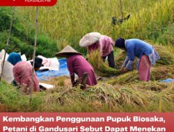 Kembangkan Penggunaan Pupuk Biosaka, Petani di Gandusari Sebut Dapat Menekan Biaya Produksi Hingga 50%