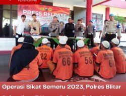 Operasi Sikat Semeru 2023, Polres Blitar Selesaikan 7 Kasus Selama Bulan Mei