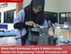 Siswi Asal Gandusari Juara 3 dalam Lomba  Plastic Die Engineering Teknik Pemesinan LKS Jawa Timur