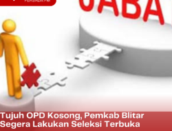 7 Jabatan Kepala OPD Kosong, Pemkab Blitar Segera Lakukan Seleksi Terbuka