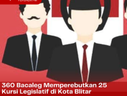 360 Bacaleg Memperebutkan 25 Kursi Legislatif di Kota Blitar