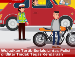 Wujudkan Tertib Berlalu Lintas, Polisi di Blitar Tindak Tegas Kendaraan Bermuatan Berat
