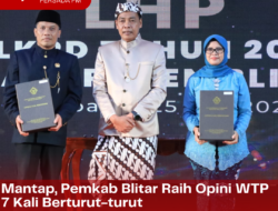 Hebat! Pemkab Blitar Raih Opini WTP 7 Kali Berturut-turut