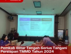 Pemkab Blitar Serius Tangani Persiapan TNI Manunggal Membangun Desa (TMMD) tahun 2024