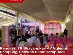Renovasi TK Bhayangkari 47 Nglegok Rampung, Pemkab Blitar Harap Bisa Memacu Semangat Siswa