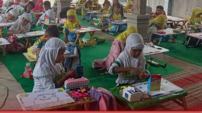 IGTKI Kecamatan Selopuro Adakan Fingerprint Art Competition, Jumlah Peserta Capai 1.030 Anak