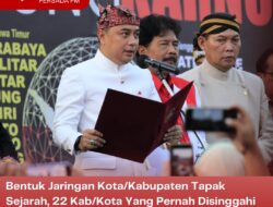 Bentuk Jaringan Kota/Kabupaten Tapak Sejarah, 22 Kab/Kota Yang Pernah Disinggahi Bung Karno Gelar Deklarasi Gebang