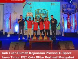 Jadi Tuan Rumah Kejuaraan Provinsi E-Sport Jawa Timur, ESI Kota Blitar Berhasil Menyabet Dua Medali Emas