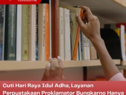 Cuti Hari Raya Idul Adha, Layanan Perpustakaan Proklamator Bungkarno Hanya Layani Memorabilia