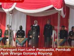 Peringati Hari Lahir Pancasila, Pemkab Ajak Warga Gotong Royong Membangun Kabupaten Blitar