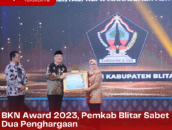 BKN Award 2023, Pemkab Blitar Sabet Dua Penghargaan