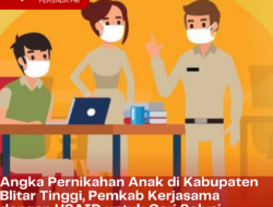 Angka Pernikahan Anak di Kabupaten Blitar Tinggi, Pemkab Kerjasama dengan USAID untuk Cari Solusi