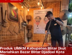 Produk UMKM Kabupaten Blitar Ikut Meriahkan Bazar Blitar Djadoel Kota Blitar