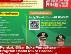 Pemkab Blitar Buka Pendaftaran Program Usaha Mikro Berdasi (Berdaya Saing dan Berprestasi)