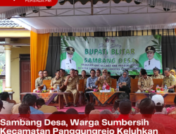 Sambang Desa, Warga Sumbersih Kecamatan Panggungrejo Keluhkan Sejumlah Fasilitas