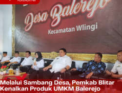 Melalui Sambang Desa, Pemkab Blitar Kenalkan Produk UMKM Balerejo Kecamatan Wlingi