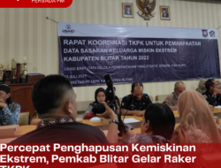 Percepat Penghapusan Kemiskinan Ekstrem, Pemkab Blitar Gelar Raker TKPK
