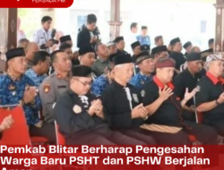 Pemkab Blitar Berharap Pengesahan Warga Baru PSHT dan PSHW Berjalan Aman