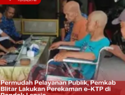 Permudah Pelayanan Publik, Pemkab Blitar Lakukan Perekaman e-KTP di Pondok Lansia
