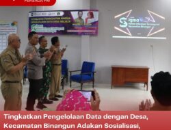 Tingkatkan Pengelolaan Data dengan Desa, Kecamatan Binangun Adakan Sosialisasi, Launching dan Bimbingan Teknis Aplikasi SIGMA