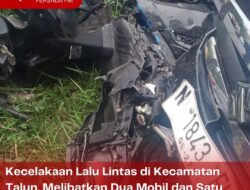 Kecelakaan Lalu Lintas di Kecamatan Talun, Melibatkan Dua Mobil dan Satu Sepeda Motor