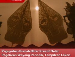 Paguyuban Rumah Blitar Kreatif Gelar Pagelaran Wayang Periodik, Tampilkan Lakon Gatutkaca Jedi dan Gatutkaca Wisuda