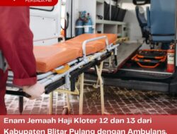 Enam Jemaah Haji Kloter 12 dan 13 dari Kabupaten Blitar Pulang dengan Ambulans, Dua Diantaranya Masih Menjalani Perawatan