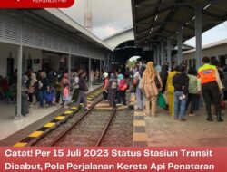 Catat! Per 15 Juli 2023 Status Stasiun Transit Dicabut, Pola Perjalanan Kereta Api Penataran dan Dhoho akan Kembali Seperti Dulu