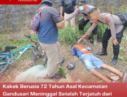 Kakek Berusia 72 Tahun Asal Kecamatan Gandusari Meninggal Setelah Terjatuh dari DAM Sungai, Korban Alami Patah Leher