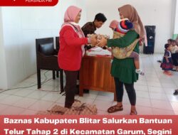 Baznas Kabupaten Blitar Salurkan Bantuan Telur Tahap 2 di Kecamatan Garum, Segini Jumlahnya