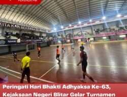Peringati Hari Bhakti Adhyaksa Ke-63, Kejaksaan Negeri Blitar Gelar Turnamen Futsal Pelajar