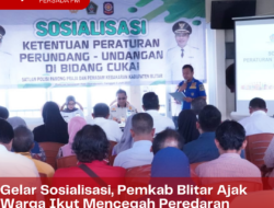 Gelar Sosialisasi, Pemkab Blitar Ajak Warga Ikut Mencegah Peredaran Rokok Ilegal