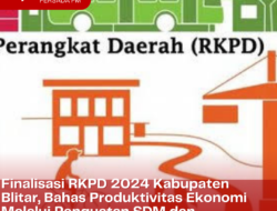 Finalisasi RKPD 2024 Kabupaten Blitar, Bahas Produktivitas Ekonomi Melalui Penguatan SDM dan Infrastruktur