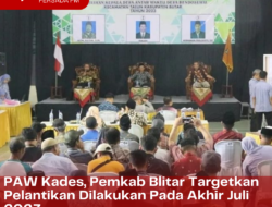PAW Kades, Pemkab Blitar Targetkan Pelantikan Dilakukan Pada Akhir Juli 2023