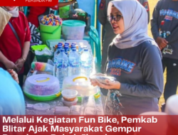 Melalui Kegiatan Fun Bike, Pemkab Blitar Ajak Masyarakat Gempur Peredaran Rokok Ilegal