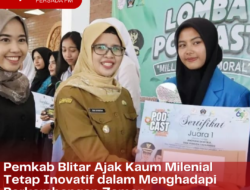 Pemkab Blitar Ajak Kaum Milenial Tetap Inovatif dalam Menghadapi Perkembangan Zaman