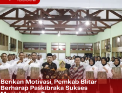 Berikan Motivasi, Pemkab Blitar Berharap Paskibraka Sukses Menjalankan Tugasnya