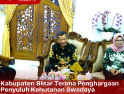 Kabupaten Blitar Terima Penghargaan Penyuluh Kehutanan Swadaya Masyarakat dari Kementerian Lingkungan Hidup dan Kehutanan RI