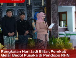 Rangkaian Hari Jadi Blitar, Pemkab Gelar Bedol Pusaka di Pendopo RHN