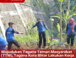 Wujudukan Tagana Teman Masyarakat (TTM), Tagana Kota Blitar Lakukan Kerja Bakti dan Mitigasi di 3 Kecamatan