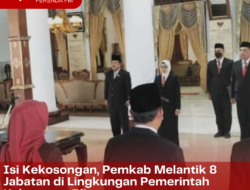 Isi Kekosongan, Pemkab Melantik 8 Jabatan di Lingkungan Pemerintah Kabupaten Blitar
