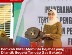 Pemkab Blitar Meminta Pejabat yang Dilantik Segera Tancap Gas Bekerja Sesuai Tupoksinya