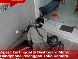 Apes!! Tertinggal di Dashboard Motor, Handphone Pelanggan Toko Kamera Digasak Maling