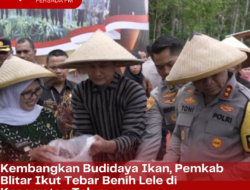 Kembangkan Budidaya Ikan, Pemkab Blitar Ikut Tebar Benih Lele di Kecamatan Talun