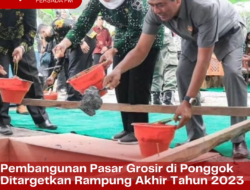 Pembangunan Pasar Grosir di Ponggok Ditargetkan Rampung Akhir Tahun 2023