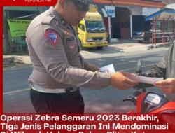 Operasi Zebra Semeru 2023 Berakhir, Tiga Jenis Pelanggaran Ini Mendominasi Di Wilayah Hukum Polres Blitar Kota