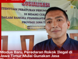 Modus Baru, Peredaran Rokok Ilegal di Jawa Timur Mulai Gunakan Jasa Ekspedisi