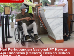 Hari Perhubungan Nasional, PT Kereta Api Indonesia (Persero) Berikan Diskon 20% Bagi Penumpang Disabilitas